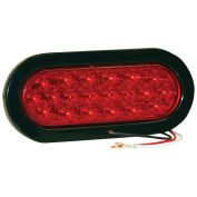 Buyers 5626520 6-1/2" Oval 20 Led Red Stop-Turn Tail Light W/ Grommet & Plug