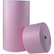 1/8" Thick Anti-Static Air Foam Rolls, 12"W x 550'L, Pink, 6 Rolls Pack, FW18S12AS