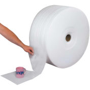 1/32" Thick Perforated Air Foam Rolls, 24"W x 2000'L, White, 12" Perforation, 3 Rolls, FW132S24P