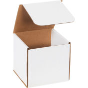 6" x 6" x 6" Corrugated Mailers, ECT-32, White - Pkg Qty 50