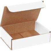 7" x 5" x 2" Corrugated Mailers, ECT-32, White - Pkg Qty 50