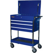 34" Professional 3 Drawer Service Cart - Blue