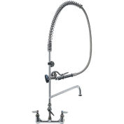T&S Brass Easyinstall Pre-Rinse Unit With Wall Bracket, Add-On Faucet & Hose, B-0133-01