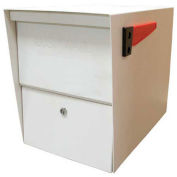 Package Master Commercial Locking Mailbox, White