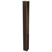 43"H In-Ground Steel Mounting Post, Bronze