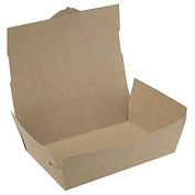 Champpak Carryout Boxes, 4 lbs., 7 3/4w X 5 1/2d X 3 1/2h, Brown, 160 ct