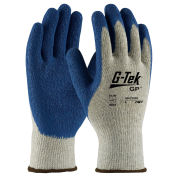 Latex Coated Cotton Gloves, Medium - 12 Pairs/Pack