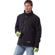 RefrigiWear Non-Insulated Softshell Jacket Regular, Black, XL