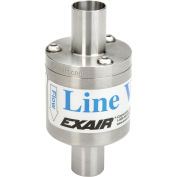 Exair Compressed Air Operated Line Vac Only Aluminum, 10.7 SCFM, 3/4" Hose