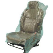 JohnDow Economy Plastic Seat Covers Roll, Green - 200 Covers/Box