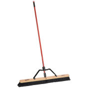 Libman Commercial 850 36" Smooth Sweep Push Broom - Brace Handle - Pkg Qty 3