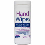 CareWipes Alcohol Free Hand Sanitizing Wipes -70 wipes/canister, 6/Case