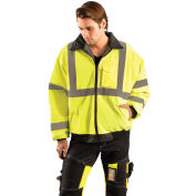 Hi-Vis Bomber Jacket, Hi-Vis Yellow, L