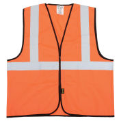 OccuNomix Class 2 Solid Vest, Hi-Vis Orange L/XL