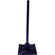 10" X 10" Dirt Tamper with Bolted Steel Handle