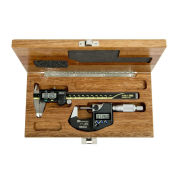 Digimatic Tool Kit, 0 - 1"/25mm Digimatic Micrometer, Ratchet, 6"/150mm Digimatic Caliper