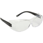 Ots® Eyewear Clear Anti-Fog Lens, Black Frame - Pkg Qty 12