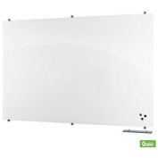 Balt Visionary Magnetic Glass Board, White, 72 x 48