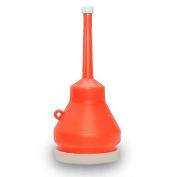 Funnel King® 1 Pint Double Capped Funnel, Orange