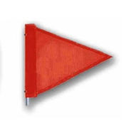 Checkers Heavy Duty Flag, 12"x9" Orange, FST9024-O