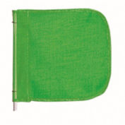 Checkers Heavy Duty Flag, 16"x16" Green, FS9024-16-G