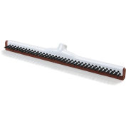 Red Double Rubber Squeegee W/Bristles 18", White - Pkg Qty 10