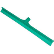 Spectrum Color-Coded One-Piece Rubber Floor Squeegee 24", Green - Pkg Qty 6