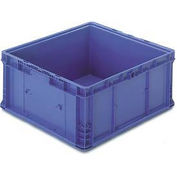 ORBIS Stakpak Modular Straight Wall Container, 24"L x 22-1/2"W x 14-1/2"H, Blue