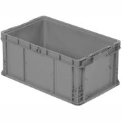 ORBIS Stakpak Modular Straight Wall Container, 24"L x 15"W x 11-1/2"H, Gray