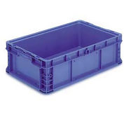 ORBIS Stakpak Modular Straight Wall Container, 24"L x 15"W x 7-1/2"H, Blue