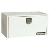 Buyers 1702405, Steel Underbody Truck Box w/ Stainless Steel T-Handle, White 18x18x36