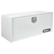 Buyers 1702205, Steel Underbody Truck Box w/ Stainless Steel Rotary Paddle, White 18x18x36
