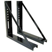 Buyers 1701010B, Bolted Brackets, Steel Underbody Truck Boxes 18x24