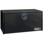 Diamond Tread Aluminum Underbody Truck Box, 18" x 18" x 24", Black