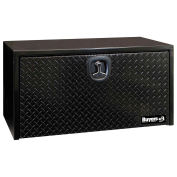 Buyers 1702505, Steel Underbody Truck Box W/ Diamond Tread Aluminum Door, Black 18x18x36