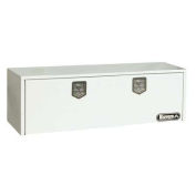Buyers 1708410, Steel Underbody Truck Box w/ Stainless Steel T-Handle, White 18x24x48