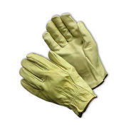 PIP Top Grain Cowhide Drivers Gloves, Straight Thumb, Economy Grade, S
