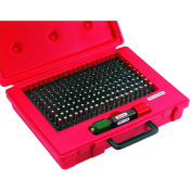 Starrett S4003-250 Pin Gage Set, Case, Sizes .061-.250-