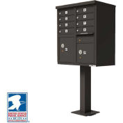 Vital CBU, 8 Mailboxes, 2 Parcel Lockers, Dark Bronze