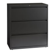 Hirsh Industries Lateral File 36" Wide 3-Drawer, Charcoal, 16066
