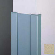 End Wall 90° Corners, 2'' Wings, 12'H W/Caps, 6"W, Harvard Gray, Aluminum