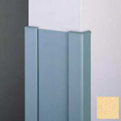 End Wall 90° Corners, 2'' Wings, 12'H W/Caps, 6"W, Saffron, Aluminum