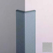 Corner Guard 90°, 3'' Wings, 4'H W/Caps, Pearl Gray