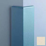 Corner Guard, 135°, 3'' Wings, 12'H W/Caps, Eggshell