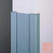 End Wall 90° Corners, 2'' Wings, 4'H W/Caps, 6"W, English Rose, Aluminum