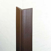 Flexible Vinyl Corner Guard, 1-3/4" Wings, 1/4" Radius, 4'H, Polar White