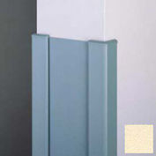 End Wall 90° Corners, 2'' Wings, 8'H W/Caps, 6"W, Pale Yellow, Aluminum