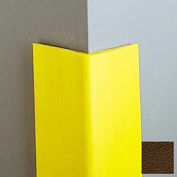 4" Wing Corner Guard, 12'H, Brown, Heavy Duty Vinyl
