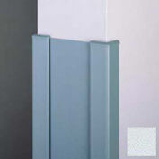 End Wall 90° Corners, 2'' Wings, 4'H W/Caps, 6"W, BL Ice, Recycled Vinyl