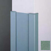 End Wall 90° Corners, 2'' Wings, 8'H W/Caps, 6"W, Teal, Recycled Vinyl